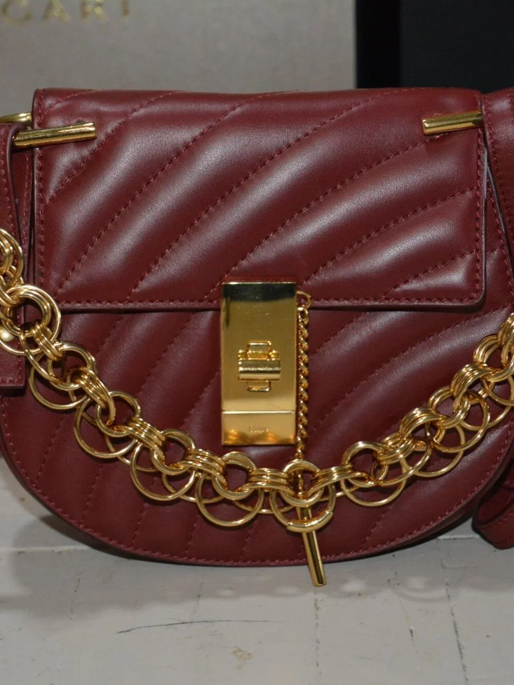 Chloe Drew Bijou Mini Quilted Shoulder Bag - Picture 1 of 2